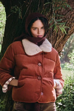 Hoss Intropia Sobretudos|Casacos-Debra. Desportiva acolchoado Laranja