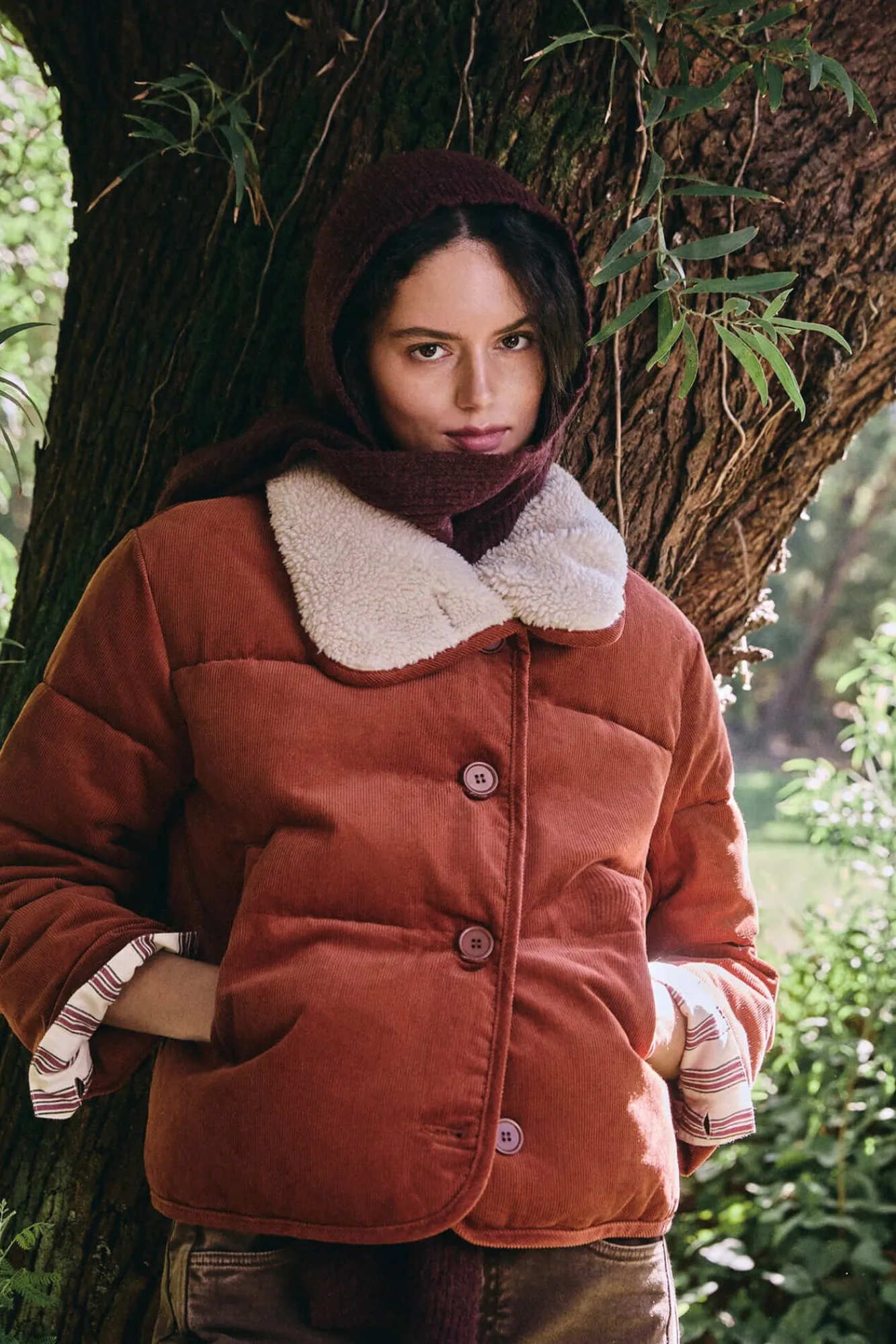 Hoss Intropia Sobretudos|Casacos-Debra. Desportiva acolchoado Laranja