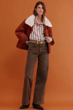 Hoss Intropia Sobretudos|Casacos-Debra. Desportiva acolchoado Laranja