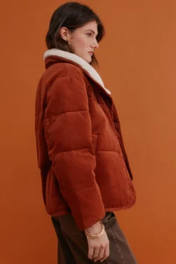 Hoss Intropia Sobretudos|Casacos-Debra. Desportiva acolchoado Laranja