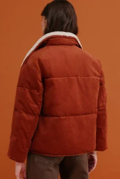 Hoss Intropia Sobretudos|Casacos-Debra. Desportiva acolchoado Laranja