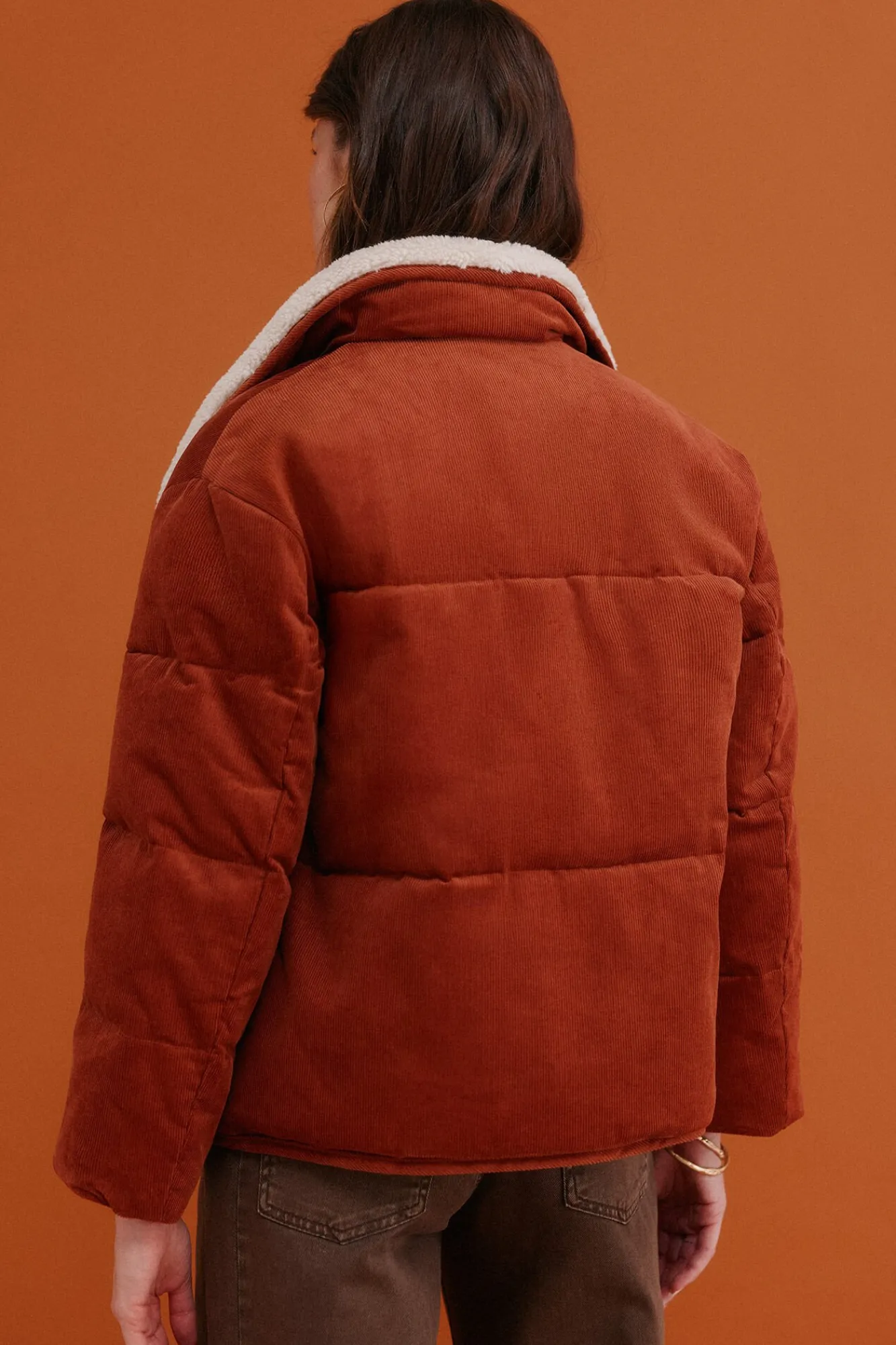 Hoss Intropia Sobretudos|Casacos-Debra. Desportiva acolchoado Laranja