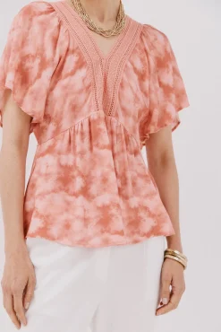 Cortefiel Blusas-decote com bico em V Multicolorido