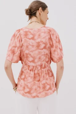 Cortefiel Blusas-decote com bico em V Multicolorido