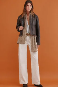 Hoss Intropia Sobretudos-Delia. Desportiva dupla face Castanho