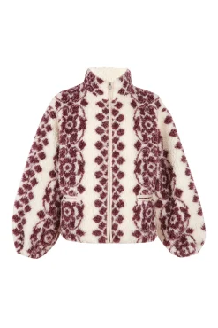 Hoss Intropia Sobretudos-Dena. Desportiva estampado Ecru