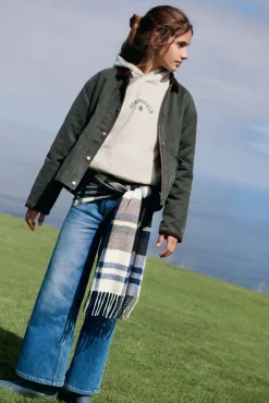 Springfield Kids Calças-denim jeans culotte para meninas azul