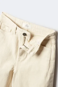 Springfield Kids Calças-denim jeans culotte para meninas estampado