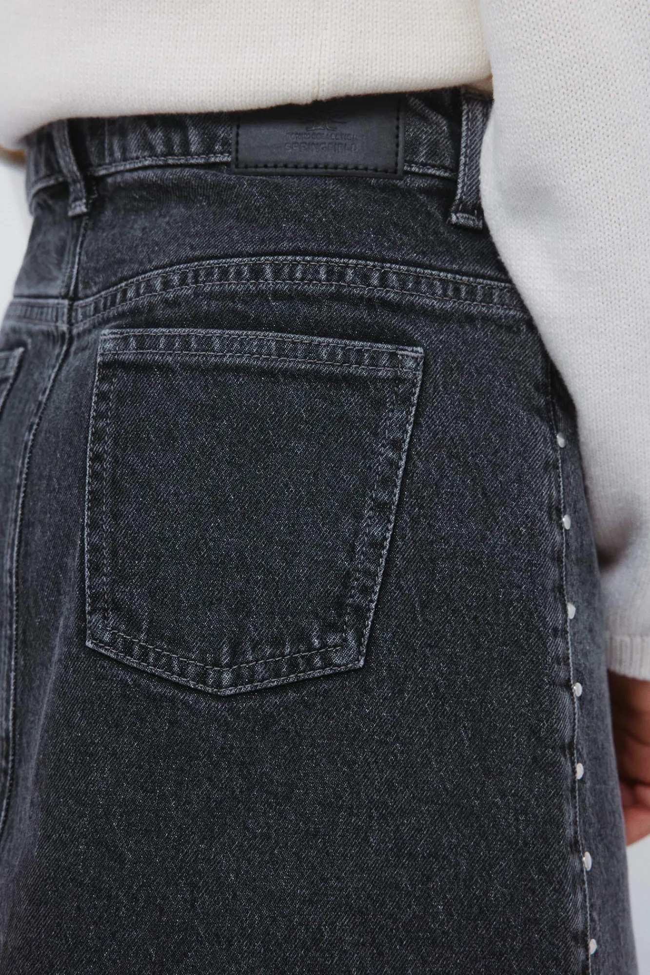 Springfield Kids Saias|Vestidos-denim para menina cinzento