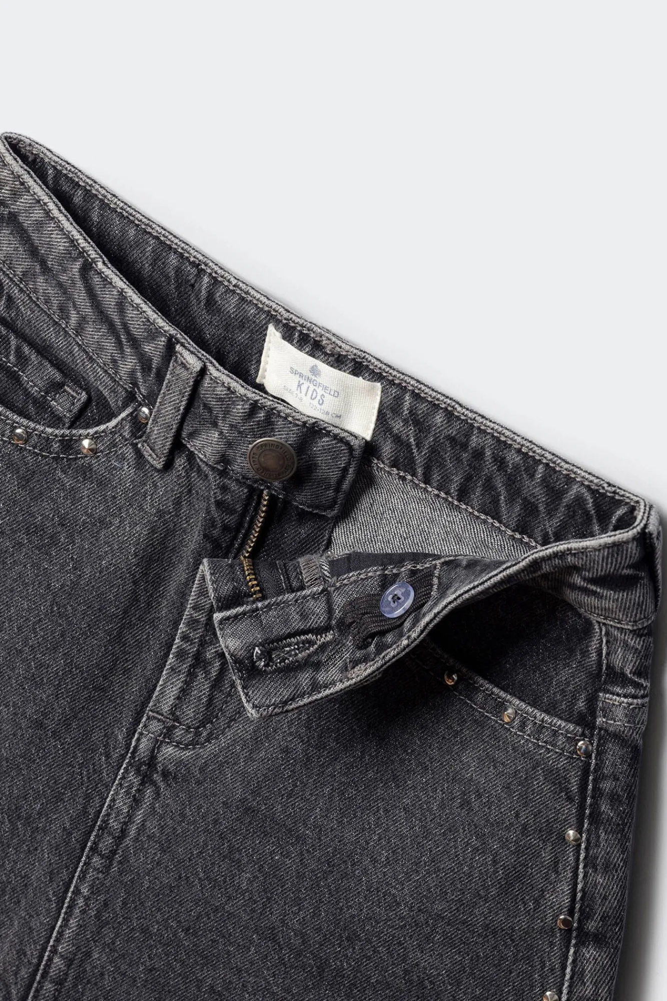 Springfield Kids Saias|Vestidos-denim para menina cinzento