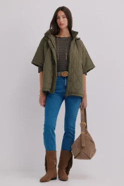 Hoss Intropia Sobretudos-Diana. Casaco acolchoado Verde