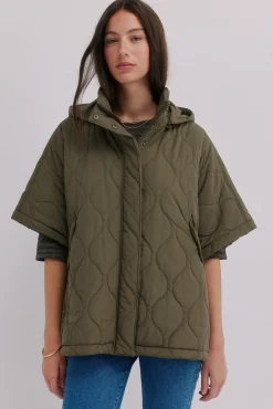 Hoss Intropia Sobretudos-Diana. Casaco acolchoado Verde