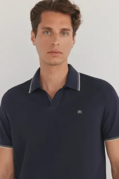Pedro del Hierro Polos-Dicas de polo Azul