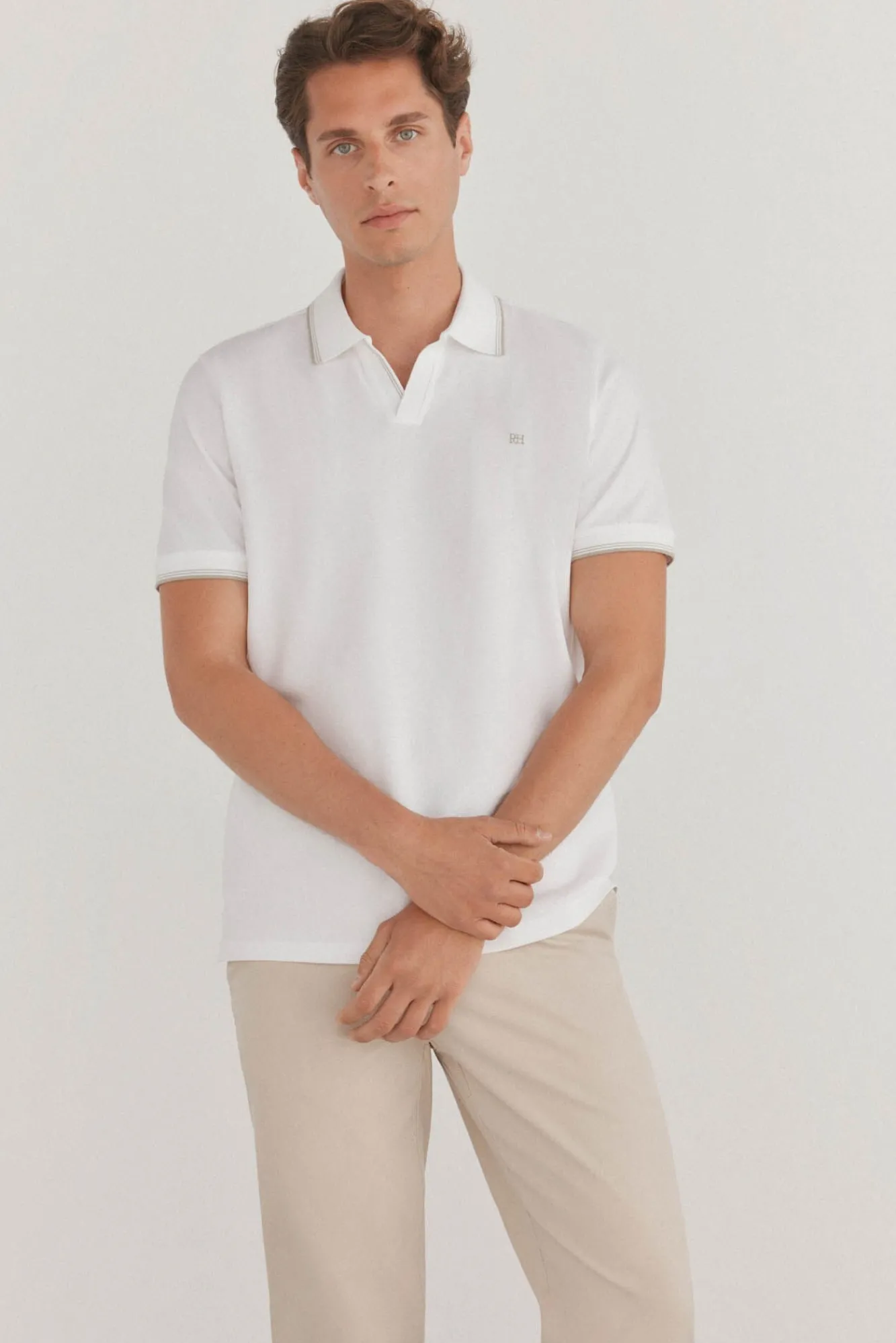 Pedro del Hierro Polos-Dicas de polo Branco