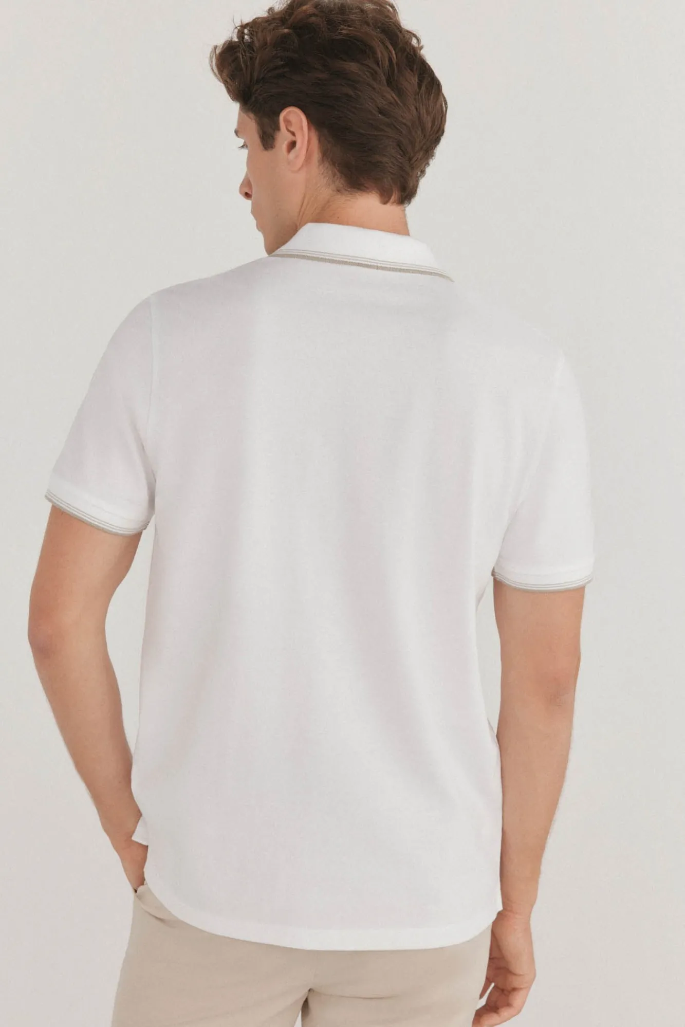 Pedro del Hierro Polos-Dicas de polo Branco