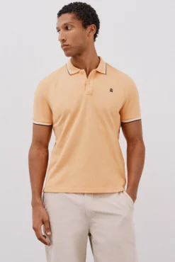 Cortefiel Polos-Dicas de polo piqué Amarelo