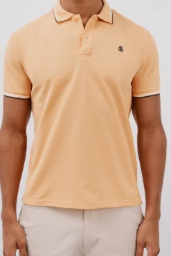 Cortefiel Polos-Dicas de polo piqué Amarelo