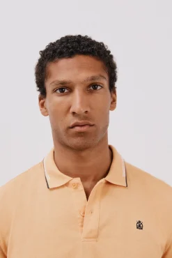 Cortefiel Polos-Dicas de polo piqué Amarelo