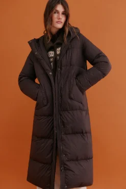 Hoss Intropia Sobretudos|Casacos-Diletta. Desportiva acolchoado Castanho