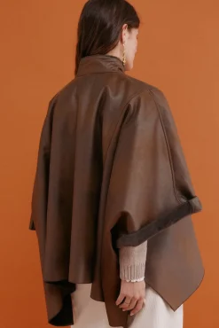 Hoss Intropia Sobretudos-Domingo. Desportiva dupla face Castanho