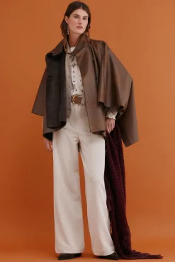 Hoss Intropia Sobretudos-Domingo. Desportiva dupla face Castanho