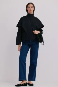 Hoss Intropia Casacos|Acolchoados E Agasalhos-Dora. Desportiva curta Azul