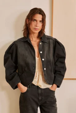 Hoss Intropia Sobretudos-Elene. Jaqueta casual Cinzento