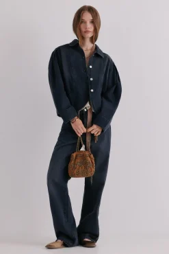 Hoss Intropia Sobretudos-Elene. Jaqueta casual Cinzento