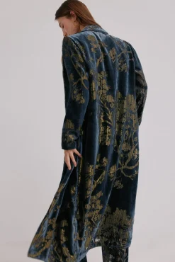 Hoss Intropia Sobretudos-Elodie. Casaco jacquard Azul