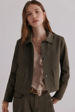 Hoss Intropia Sobretudos-Eloísa. Jaqueta casual Verde