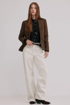 Hoss Intropia Blazers-Elsa. Blazer espiga Castanho