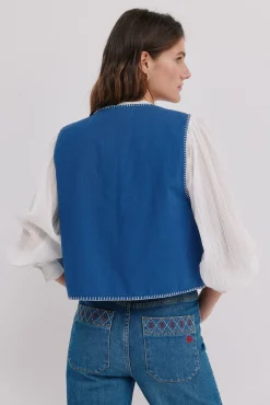 Hoss Intropia Coletes-Emma. Colete Azul