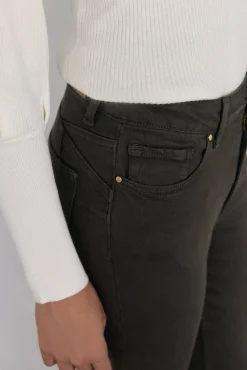 Pedro del Hierro Jeans|Calças-empurrar jeans Verde