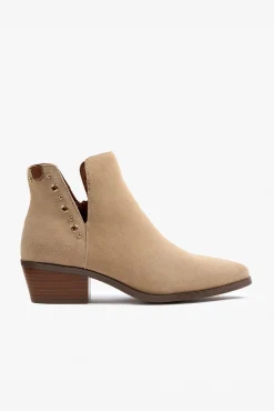 Popa Calçado De Couro|Botins-Enfeites para botim femininas Arista Castanho