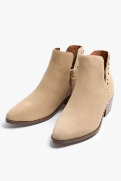 Popa Calçado De Couro|Botins-Enfeites para botim femininas Arista Castanho