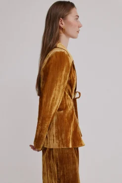 Hoss Intropia Blazers-Erin. Blazer com laçada Dourado