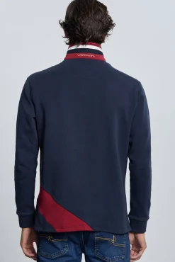 Valecuatro Polos-Escudo marinho Rugby Azul