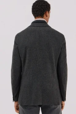 Cortefiel Blazers|Blazers-Espiga de lã de peixe Cinzento