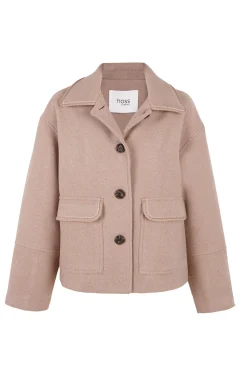 Hoss Intropia Casacos-Fabiana. Sobretudo curto Cinzento