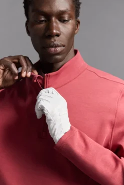 Pedro del Hierro Sweatshirts|Sobretudos-fecho-éclair com Sweatshirt para golfe Vermelho