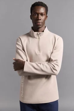 Pedro del Hierro Sweatshirts|Sobretudos-fecho-éclair com Sweatshirt para golfe Marrom