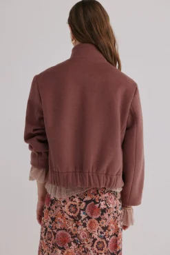 Hoss Intropia Casacos-Federica. Sobretudo curto Subiu