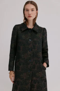 Hoss Intropia Sobretudos|Casacos-Fiorella. Sobrecasaca jacquard Cinzento