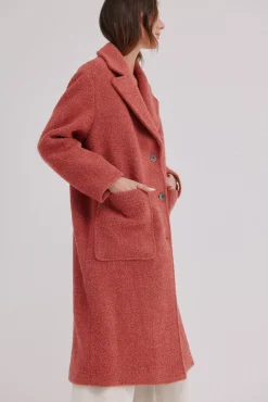 Hoss Intropia Casacos-Flora. Sobretudo com bolsos Subiu