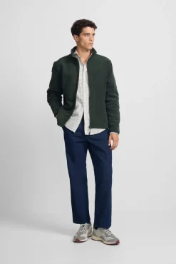 Silbon Camisolas-Forro polar clássico Verde