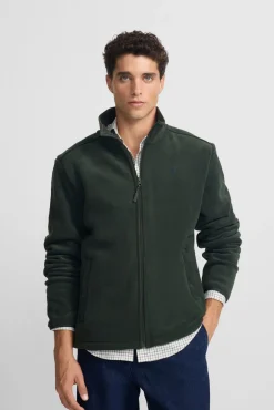 Silbon Camisolas-Forro polar clássico Verde