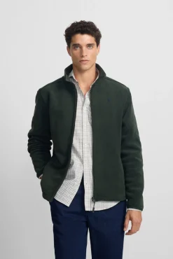 Silbon Camisolas-Forro polar clássico Verde