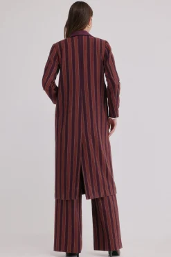 Hoss Intropia Sobretudos|Casacos-Francesca. Sobrecasaca riscas Granada