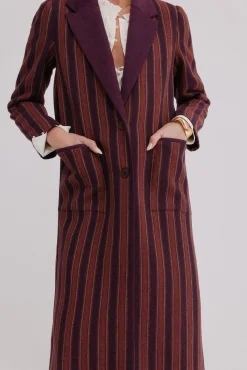 Hoss Intropia Sobretudos|Casacos-Francesca. Sobrecasaca riscas Granada