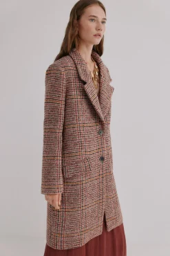 Hoss Intropia Casacos-Frida. Casaco sobretudo Castanho